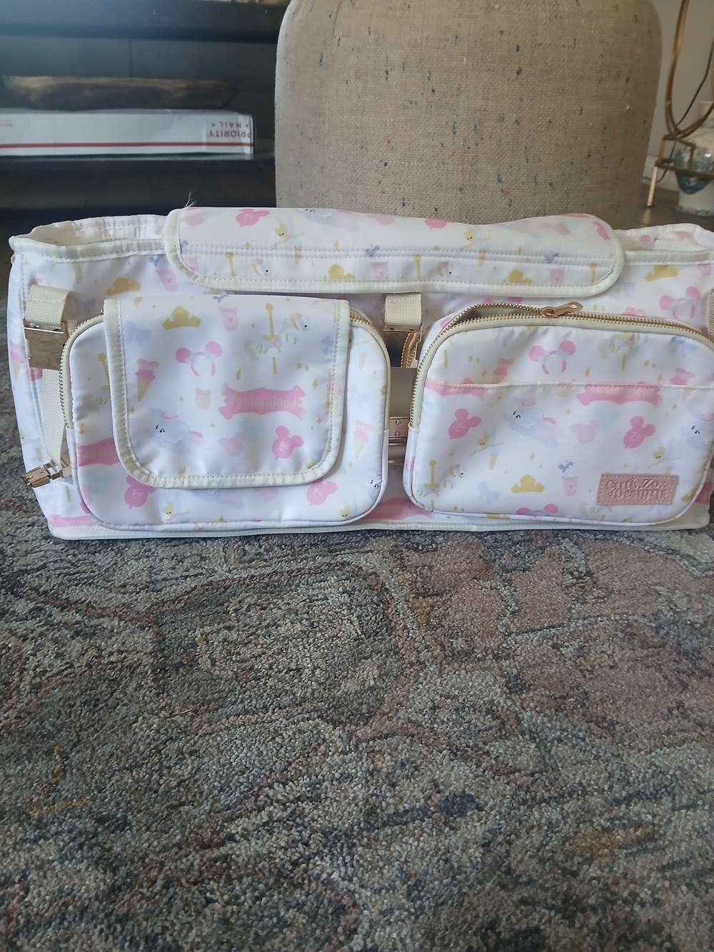 Cute.Zo.Designs Double Stroller Caddie.